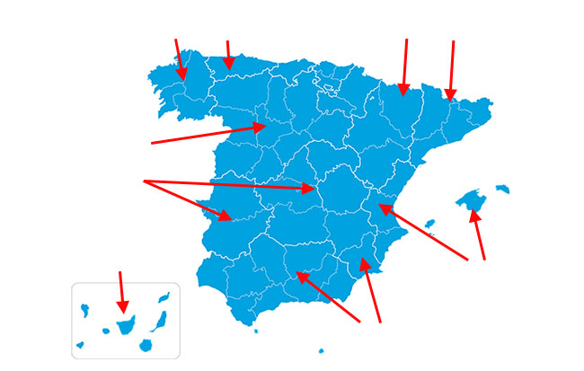 mapa de España