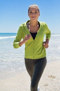 mujer corriendo