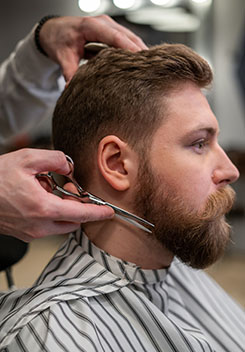 cortar la barba