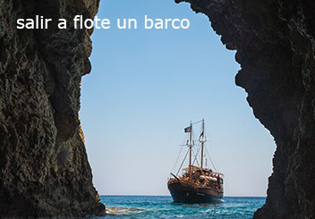 salir a flote un barco